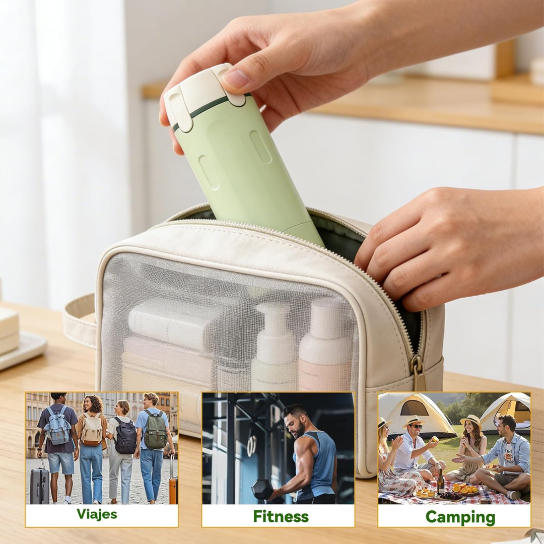 Dispensador de Viaje 4 en 1 Antiderrames
