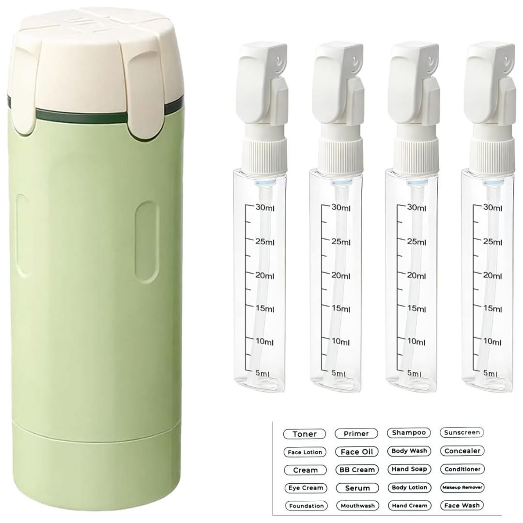 Dispensador de Viaje 4 en 1 Antiderrames
